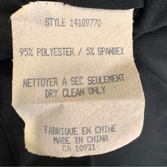 Adrianna Papell Ruched Black Bodycon Dress Size 12 - Picture 9 of 9